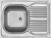 Steel Sink 1-Bowl With Drainer - Top-Mount Decor Steel Zm6 3110