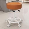Beauty Rotating Stool with Backrest - Makeup/Barber/Dressing Table Chair with Casters