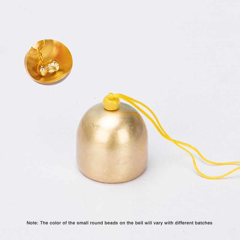 

Houseeker Рождественский колокольчик из чистого медного металла, подвеска с подвеской в виде колокольчика, противоугонный дверной звонок, рождественское украшение для дома 30mm жёлтый