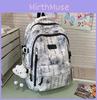 Art Student Backpack With Ink And Wash Print Designs For Teens Daily Use School