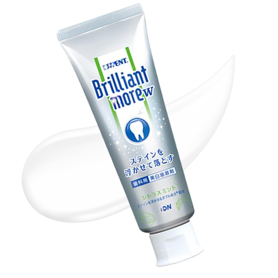 

[1 piece] Brilliant More Double Citrus Mint 90g Dental paste Toothpaste Prevents bad breath Preventive dentistry Stain Cavity prevention Toothpaste
