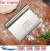 Stainless Steel Pasty Cutters DIY Dough Cake Scraper With Scale Pastry Spatulas Buttercream Edge Smoother Cake Decorating Tools