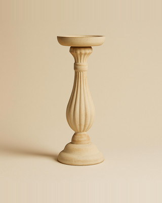 Dřevěný kreativní svícen podnos Obyčejné dekorativní ozdoby Vintage dřevěný svícen