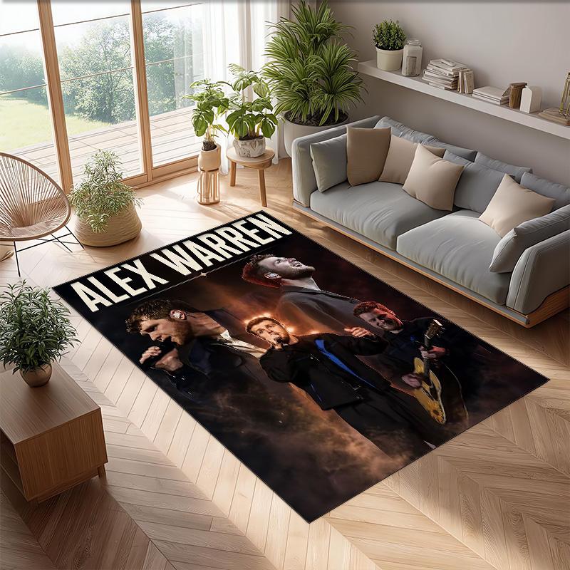 Soft Crystal Velvet Floor Rug,Alex Warren Anti Slip Decorative Carpet, Plush Area Mat For Indoor Home Decoration