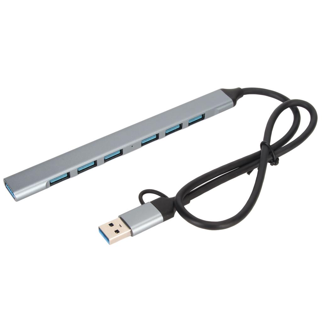 USB 3.0 Splitter Type C Docking Station Multiple Ports Computer Hub Drive Free USB Expander