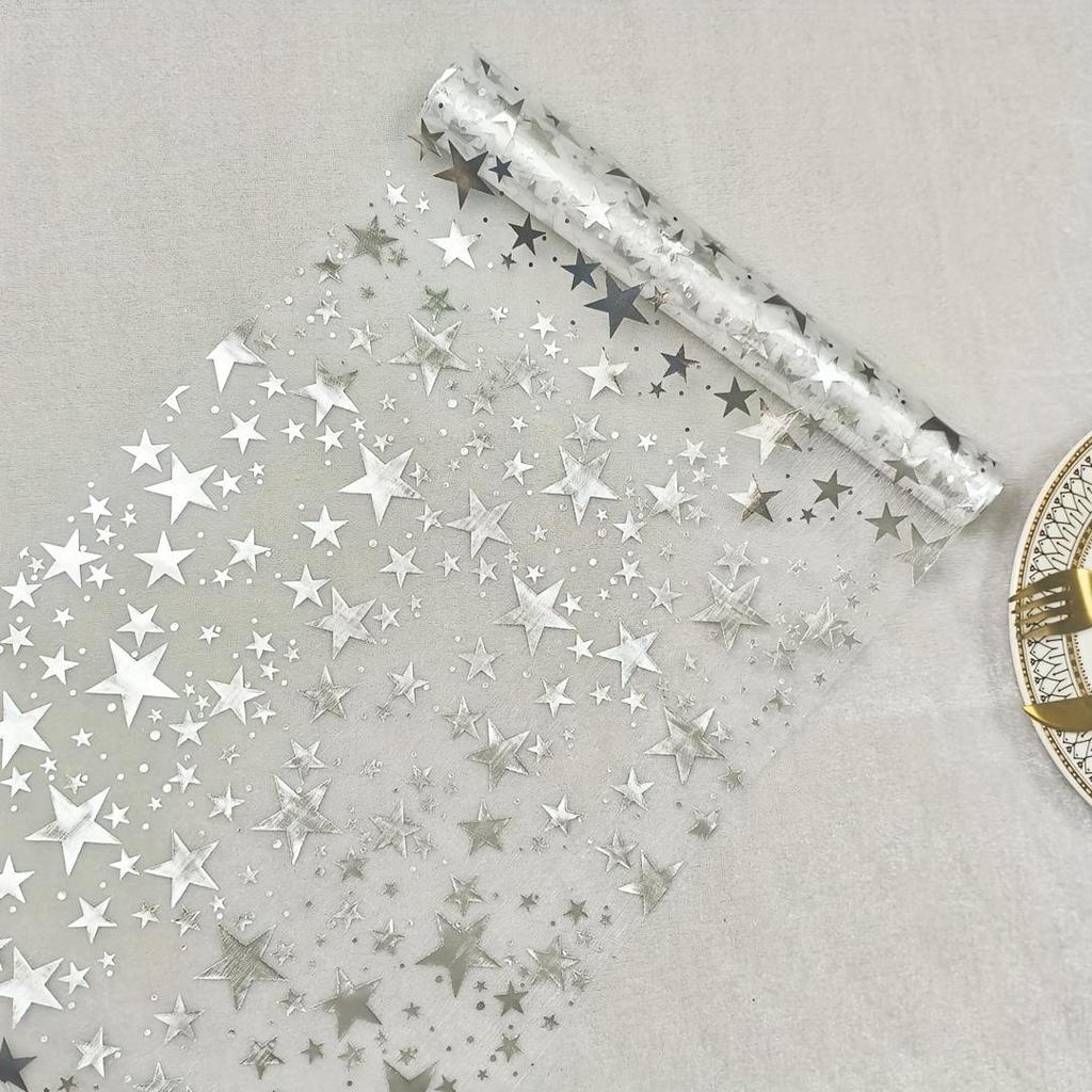 Star Gauze Table Runner for Weddings, Birthdays & Celebrations