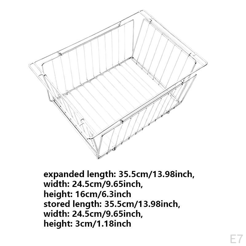 Camping Table Basket Organization Portable Compact Accessories for Storage Bin