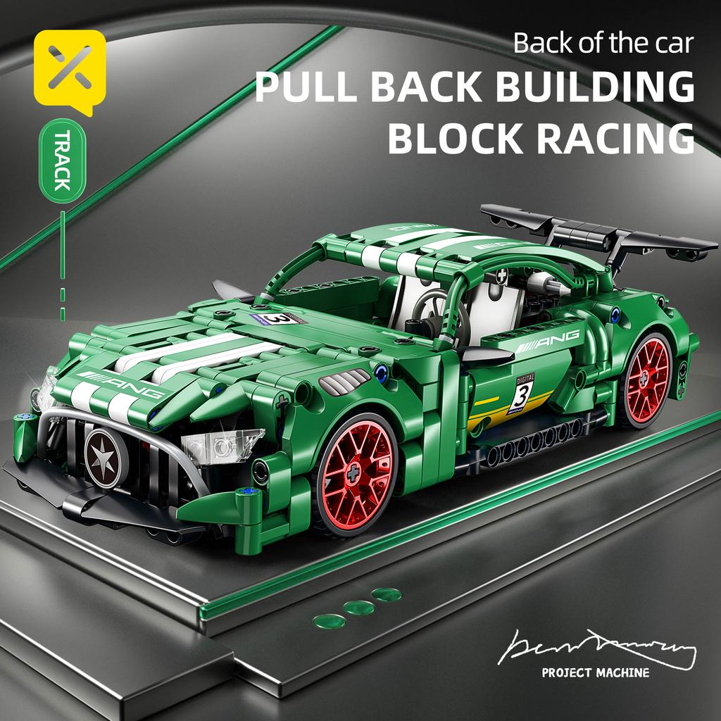 ToylinX 1:18 Blocchi da Costruzione Supercar Modello Giocattoli Età 14+ Blocchi da Costruzione Giocattolo Assemblabile Auto Regalo di Natale per Adulti Senza Scatola