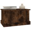 Smoke Eyed Oak Storage Chest 50 X 30 X 28 Cm Wood Based Material