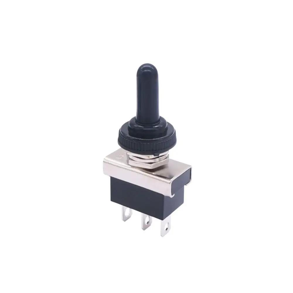 Switches Parts Toggle Switch 12 VDC 25 A ON/Off/ON Rocker Switch 3Pin 3 Position Waterproof Cap Power Button Switch