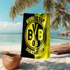 Proof Beach Towel with Borussia Dortmund Pattern - Soft,absorbent,quick-drying,machine Washable - Perfect for Swimming,camping,bathing