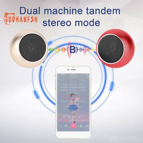 Portable Speaker with 360-degree Surround Sound, High Bass Effect - Bluetooth-compatible 5.0 Music Speaker