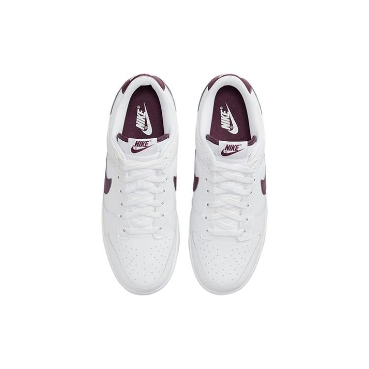 Nike Dunk Low White Night Maroon Men Sneakers DV0831-102