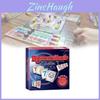 Classic Israeli Mahjong English Board Games Colorful Durable Plastic Tiles Set