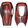 ruihe Car Gear Shift Knob Cover Carbon Fiber Color Sticker Trim Fit for Ford Focus Fiesta Fusion Escape C-Max Transit-150 Transit-250 Transit-350