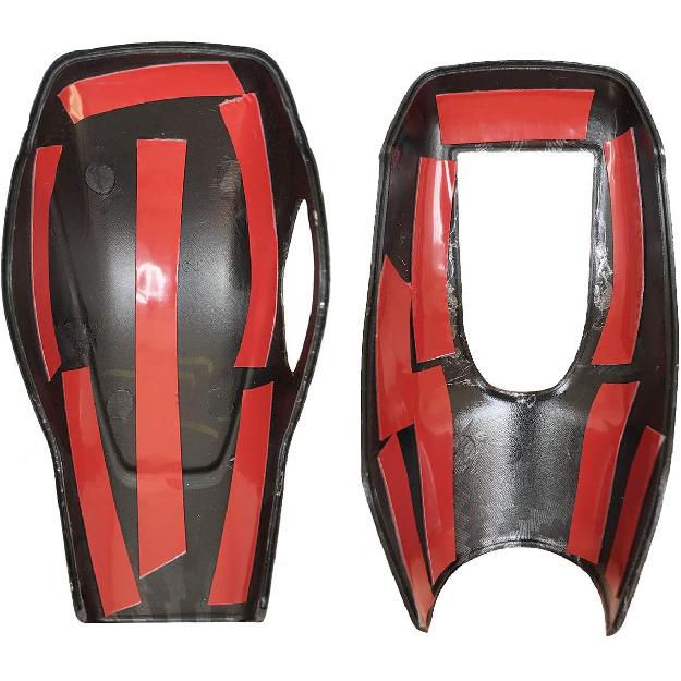 ruihe Car Gear Shift Knob Cover Carbon Fiber Color Sticker Trim Fit for Ford Focus Fiesta Fusion Escape C-Max Transit-150 Transit-250 Transit-350