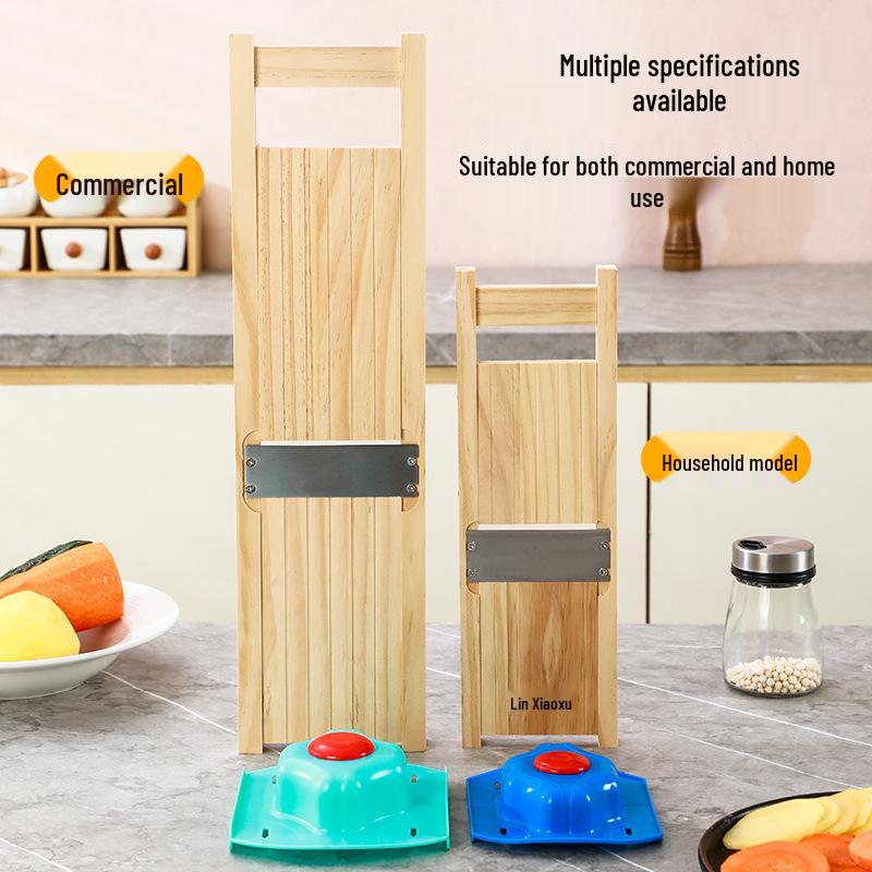 Verstellbare Massivholzreibe & Hobel für Kartoffeln und Radieschen