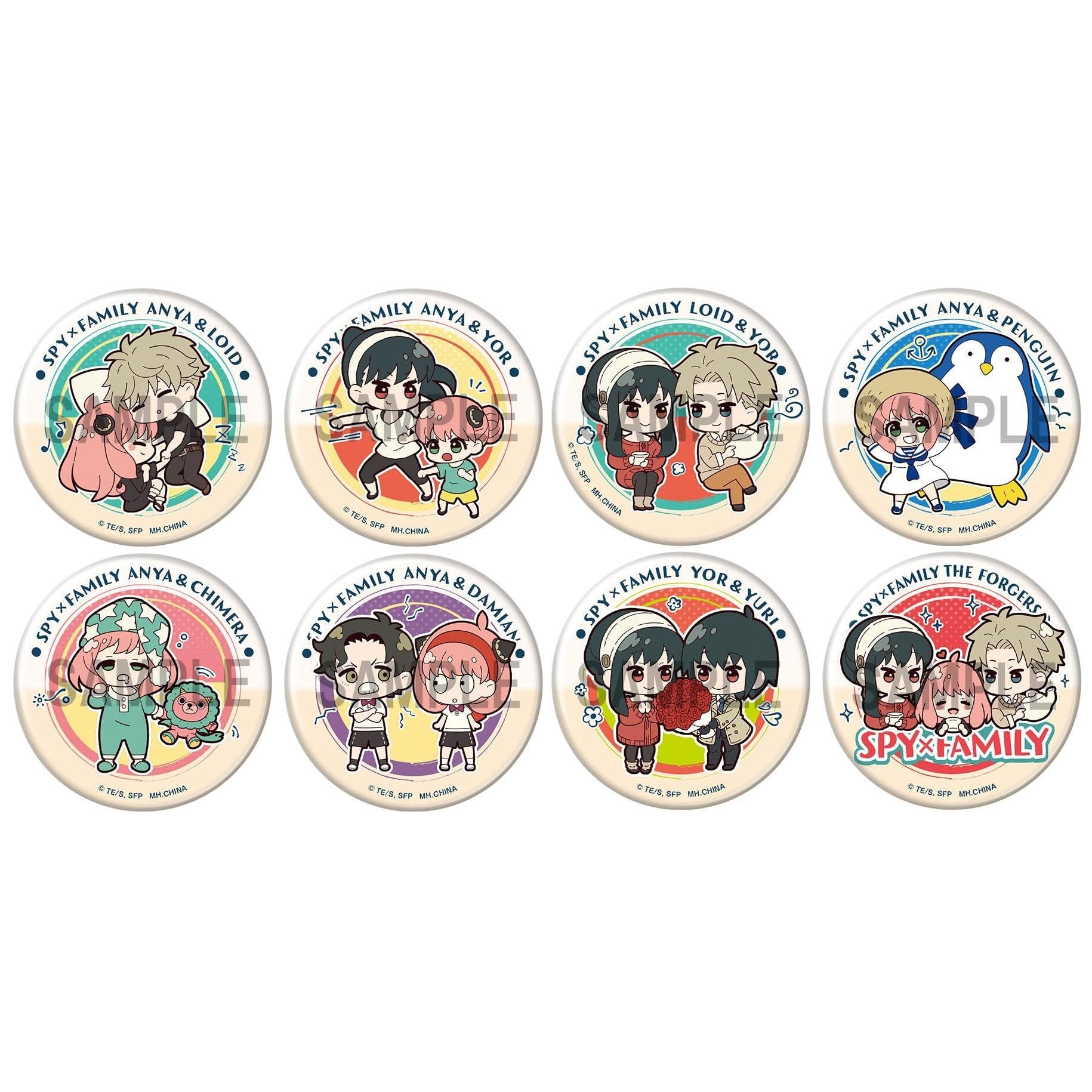 Badge Collection Buddy Collection set SPY×FAMILY 8-piece