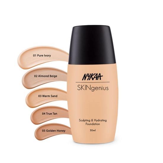 Nykaa SKINgenius Sculpting & Hydrating Foundation - Pure Ivory 01
