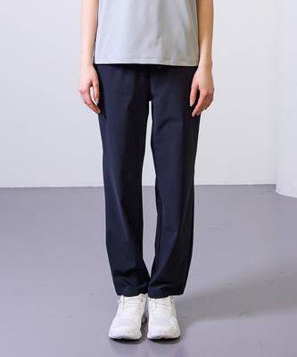 BASIC HOUSE Women'S Super Stretch Spandex Elastic Waist Straight Pants Black