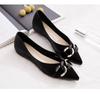 Pointed Single Shoes Women 2025 Autumn New Versatile Flat Bottom Internet Celebrity Explosion Evening Wind French Gentle Flat Shoes Women