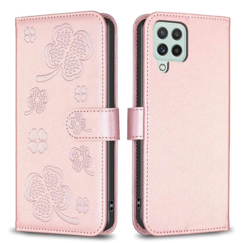 Portfel Etui z Klapką na Telefon Samsung Galaxy A12 Classic Skórzane Etui na Samsung A12 SM-A125F A42 5G A02S Slot na Kartę Tylna Klapka