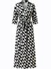 Vestito da Donna Stampato Sexy Scollo a V Maniche a Pipistrello Ruffle Stampa Floreale Bohemien da Spiaggia Vestito Estivo Lento da Donna Mini Abiti