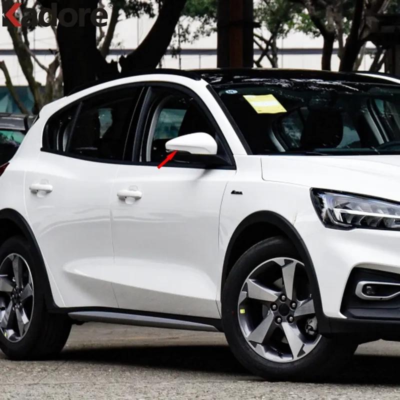 Rearview Mirror Cover Trim For Ford Focus      2024 Carbon Fiber Car Accessories Side Mirrors Frame Strip