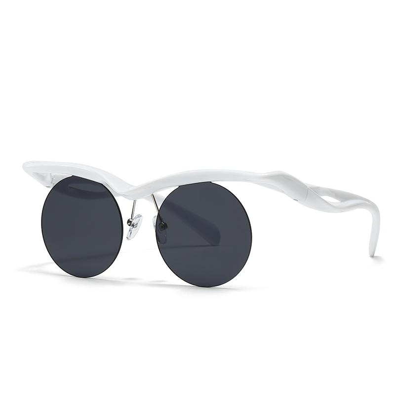 High Quality Cross-Border New Men s European and American Round Trendyy Modern Charm Retro Sun Glasses Women s Lh168