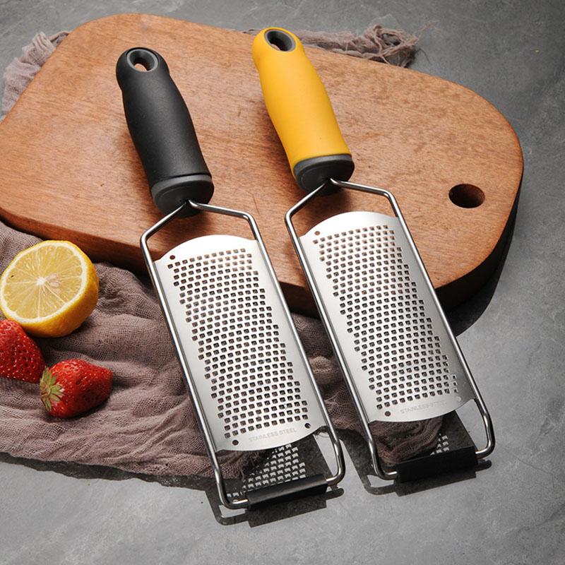 Stainless Steel Cheese Grater Garlic Grinder Multifunction Handheld Vegetable Fruit Peeler Radish Grater Kitchen Tools