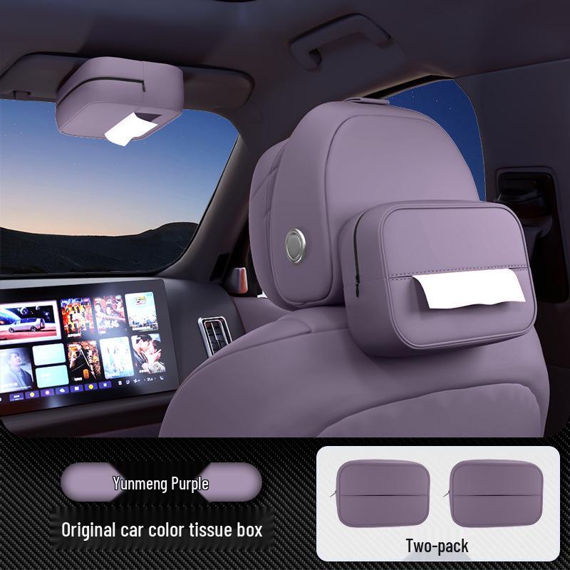 Car Tissue Box for Kaiyuan A06: 26 Styles for Armrest & Seat Back Placement