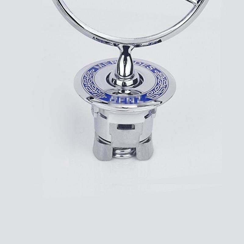 

GLC GLB 1pcs Mercedes Benz emblem Star Bonnet Car Hood Front Logo for Mercedes E S Class w204 w211 w205 W212 w203 w213 accessor синій