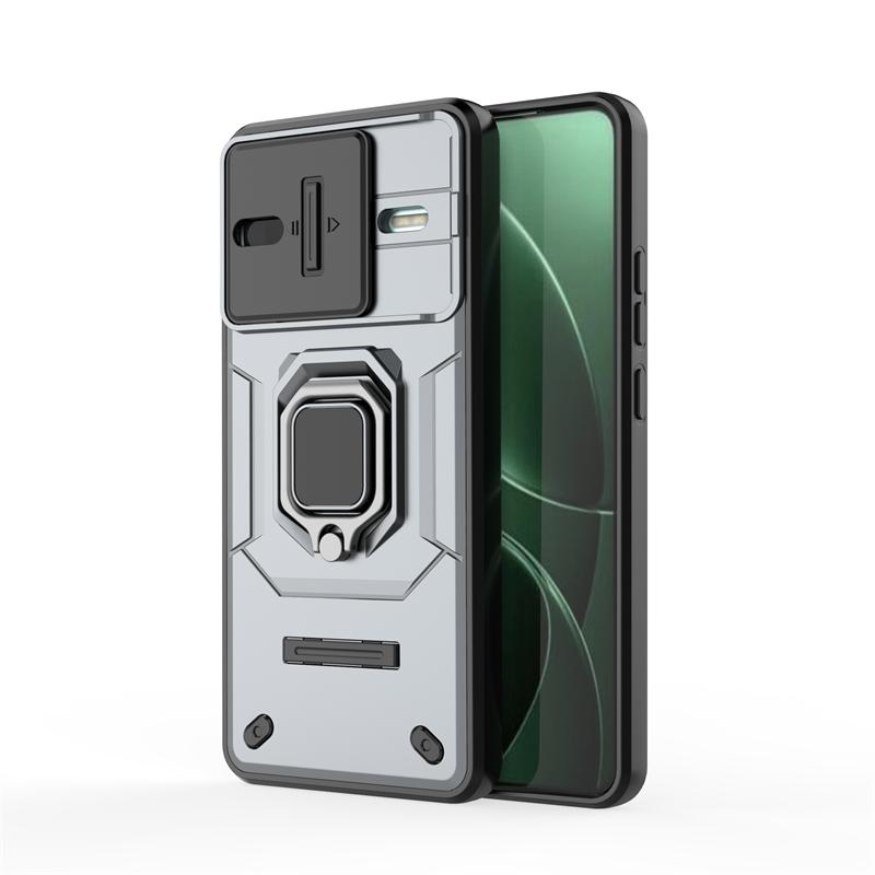 Shockproof Case For Xiaomi Poco F7 Pro Case For Poco F7 Pro F7 Ultra Ring Holder Magnetic Cover For Poco F7 Pro Push Window Case