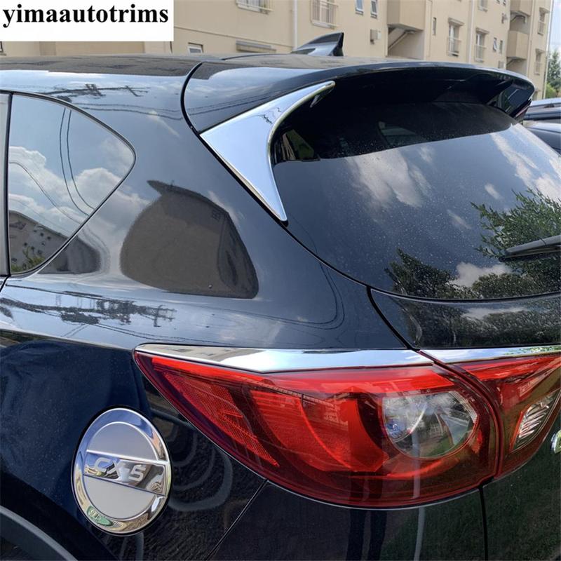Heckklappe Seitenfenster Dreieck Heckspoiler Dekorationspanel Abdeckung Kit Verkleidung ABS Außen Zubehör für Mazda CX-5 CX5 2012 - 2016