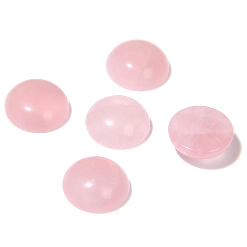 4-14MM 10pcs/lot Round Natural Stone Cabochon Beads Loose Gem Cabochon DIY Ring Pendants Necklace Accessories Needlework