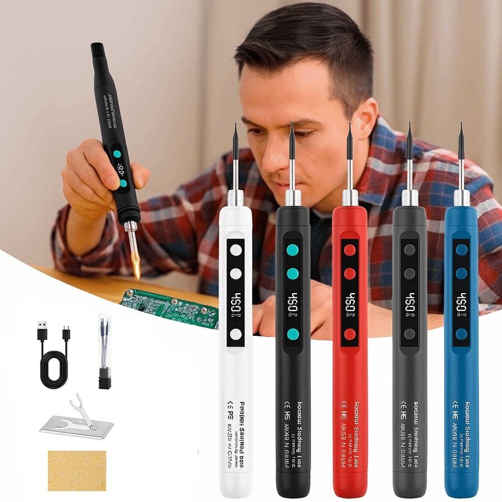5V/15W USB Soldering Iron Speed Heating Welding Tool Kit Pen Electric Iron Solder  DIY Home Repair