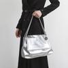 Commuting To Work Large Capacity Versatile Women's Bag Solid Color Simple Fashion Shoulder Bag Premium Chain Handbag