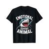 Shark Emotioneel Ondersteunend Dier T-shirt Grappige Shark Retro Grafisch T-shirt Geschikt voor Halloween