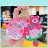 Cute Cartoon Calculator Keychain Adorable Abs Material Key Ring Accessory For Kids