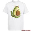 Avocat Chat T-shirts Graphiques Drôles T-shirt à Manches Courtes T-shirts d'Été Hauts Coton Nouveaux Chemises et T-shirts Homme T-shirt Imprimé