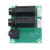 Kopfhörerbuchsen-Adapterplatine 2-fach Einfache Installation Zuverlässiger Kontakt Flexible Nutzung PCB Mikrofon