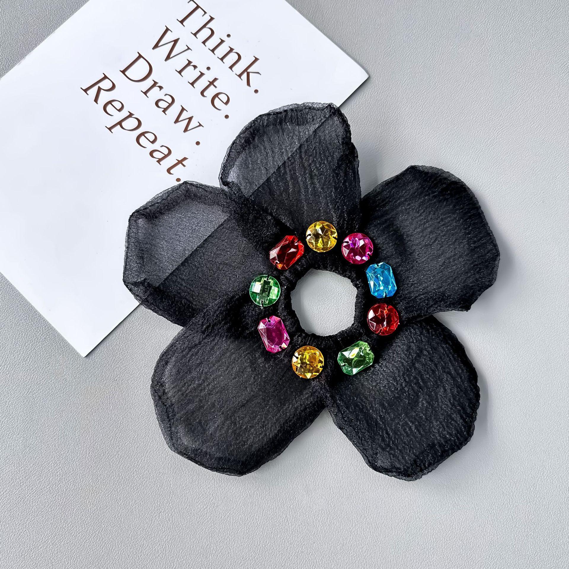 

European And American Style Eugen Yarn Corsage Cloth Sticker Clothing Accessories Accessories Clothes Patch Sticker