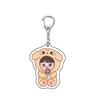 Straykids New Cute Acrylic Keychain Skzoo Peripheral Acrylic Keychain Li Longfu Fang Can Wolf Cub Backpack Accessories