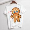 Shadow Milk Cookie Run Kingdom Pure Vanilla Cookie Print Ladies Tshirt Ladies Casual ocollar Shirt Short Sleeve Ladies
