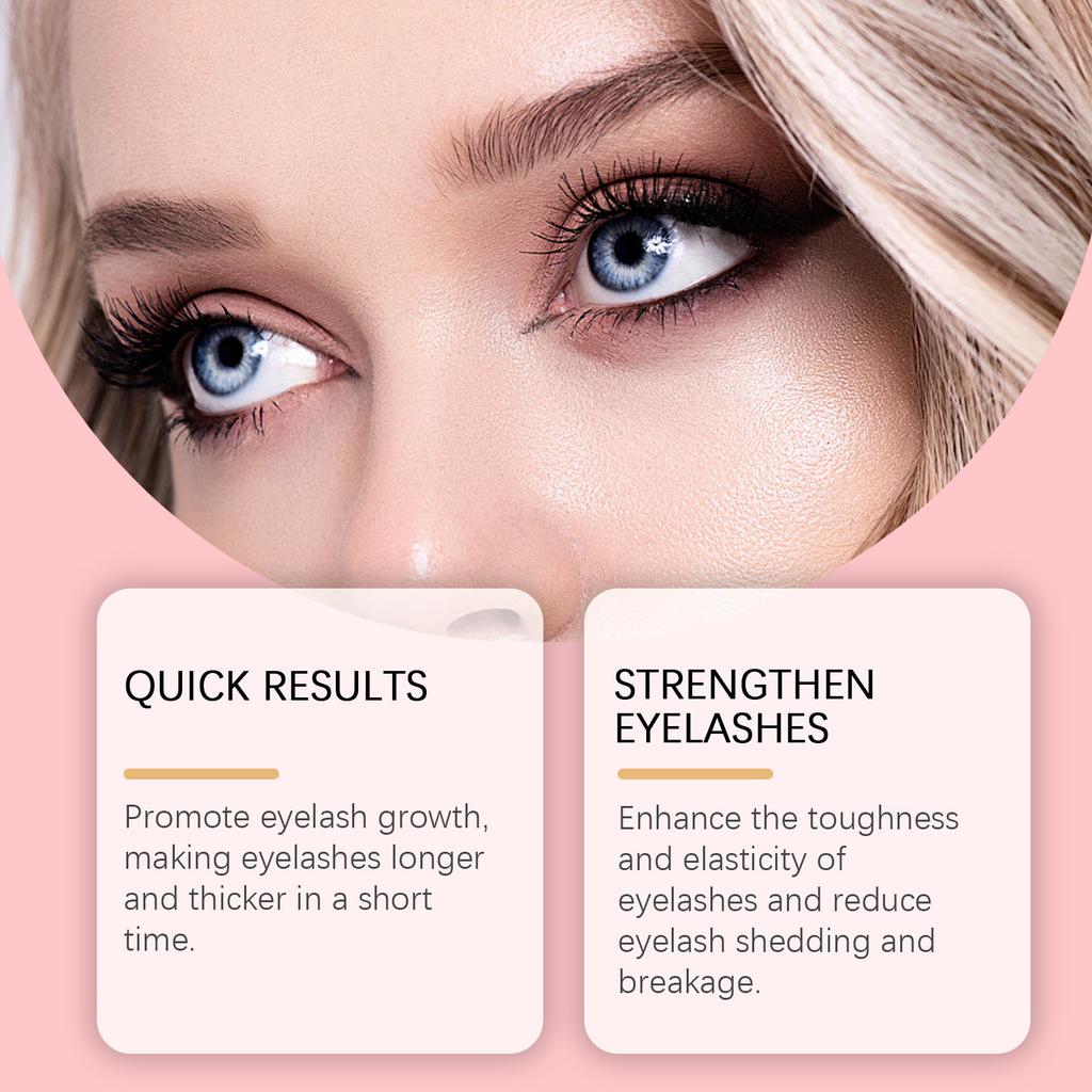 EELHOE Eyelash Serum Daily Gentle Care Natural Lashes Moisturizing Eye Area Nourishing Lash Growth Formula 3ml