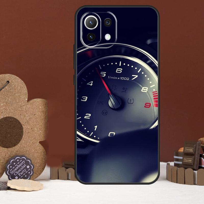 Speedometer Car Case For Xiaomi 15T 14T 13T 14 15 Ultra 17 Pro Max POCO F8 Ultra F5 F6 F7 X5 X6 X7 Pro Cover