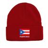 Puerto Rico Flag Warm Knit Cap Beanie, Patriotic Skullies Beanies Windproof Thermal Simple Headwear Knitted Cap Beanie