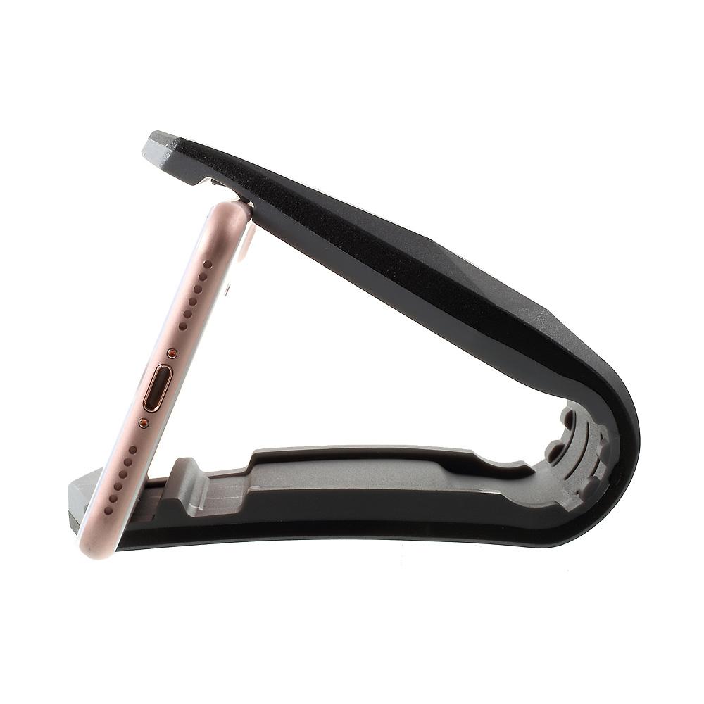

Alligator Clip Design Desktop Car Mount Stand for iPhone Samsung Sony Huawei etc Grey