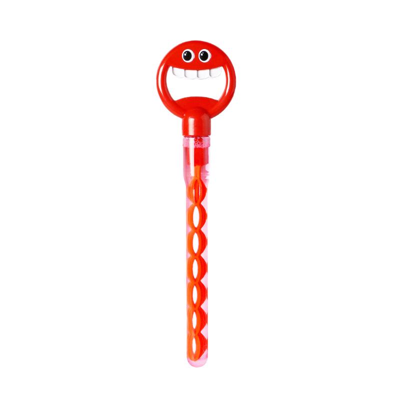 Clearance Smiley Face 32-Hole Bubble Wand - Outdoor Bubble Blower Toy for Kids