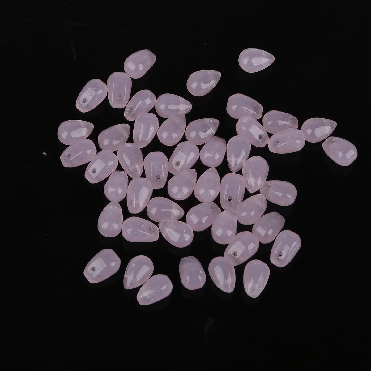 

Подвеска в виде лепестка из стекла 9x6 мм, сделанная своими руками из чешского стекла, аксессуары для волос 9x6mm, Hole 1mm, 5pcs/pack